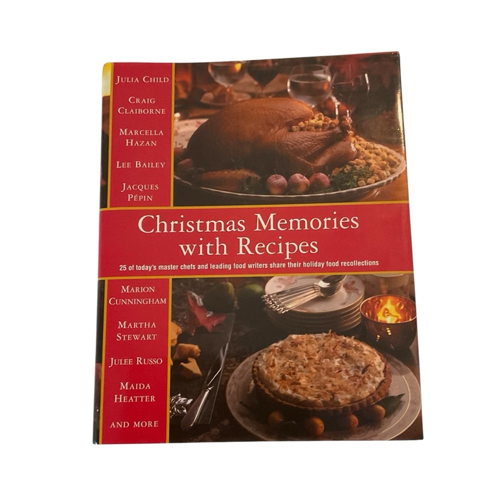 Julia Child Holiday Hardcover Cookbook Christmas Memories with Recipes 315 pages